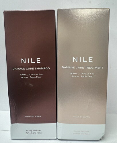 NILE ダメージケア シャンプー トリートメント セット各400ml アップルフルールの香り